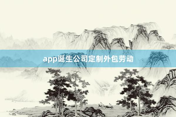 app诞生公司定制外包劳动